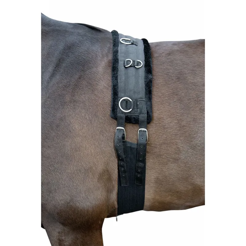 HKM Fleece Lunge Roller in Black